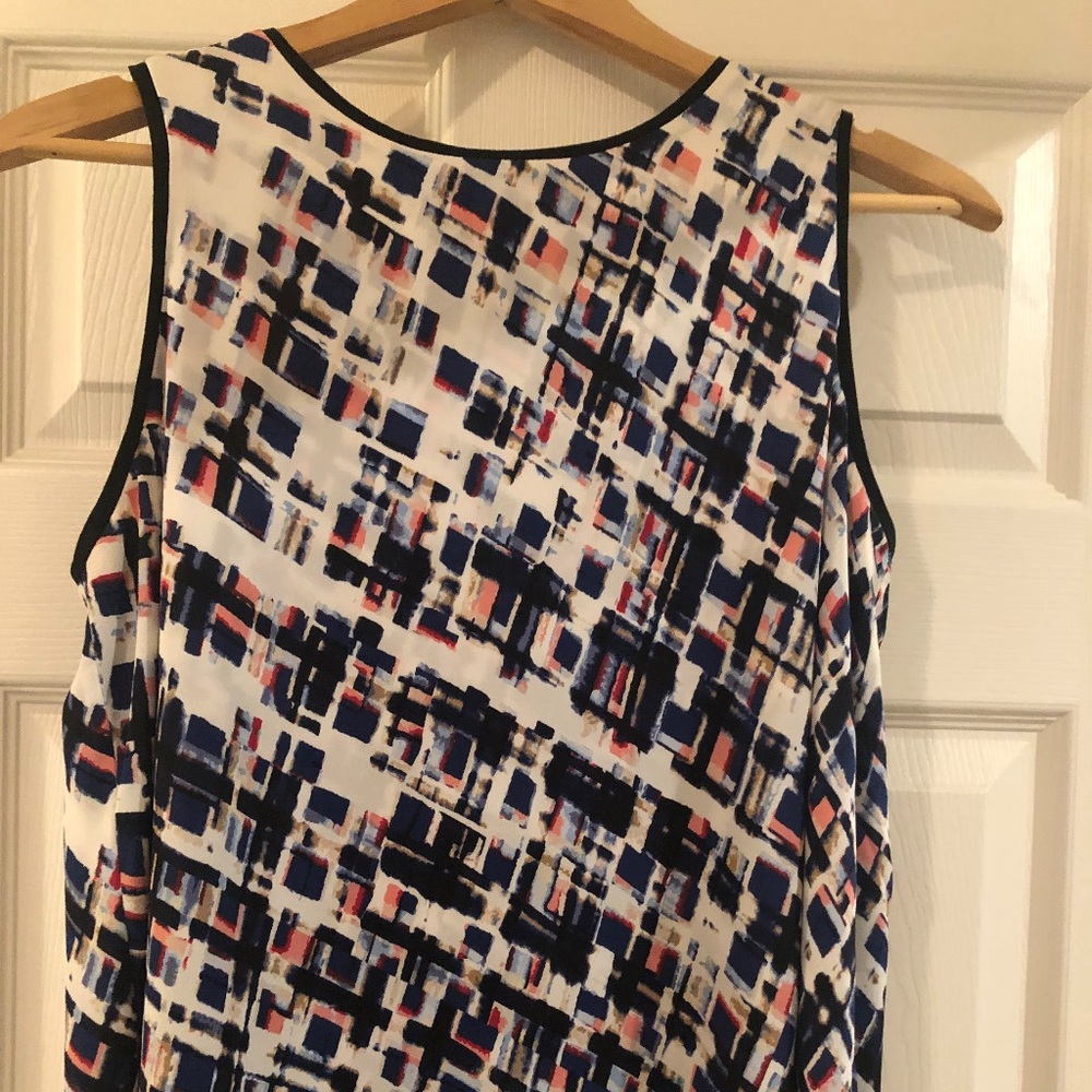 White House Black Market Geometric Swing Tank